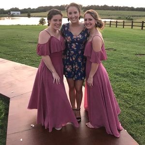 Rosewood bridesmaid dress